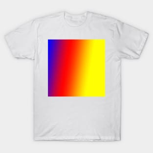 blue yellow red abstract texture background pattern T-Shirt